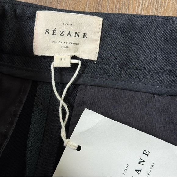 Sezane 'Chuck' Button Front Trousers NWT - Picture 8 of 12